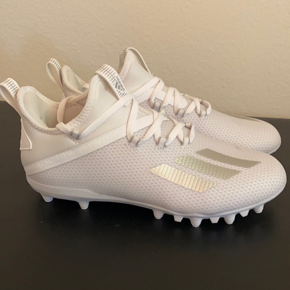 Adidas Adizero JrNEW White with Silver Football